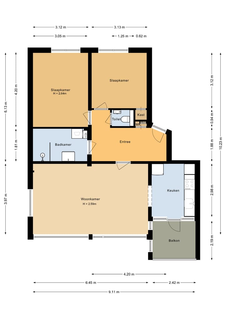 Appartement te koop: Beeklaan 196, Noordwijk (Zh)