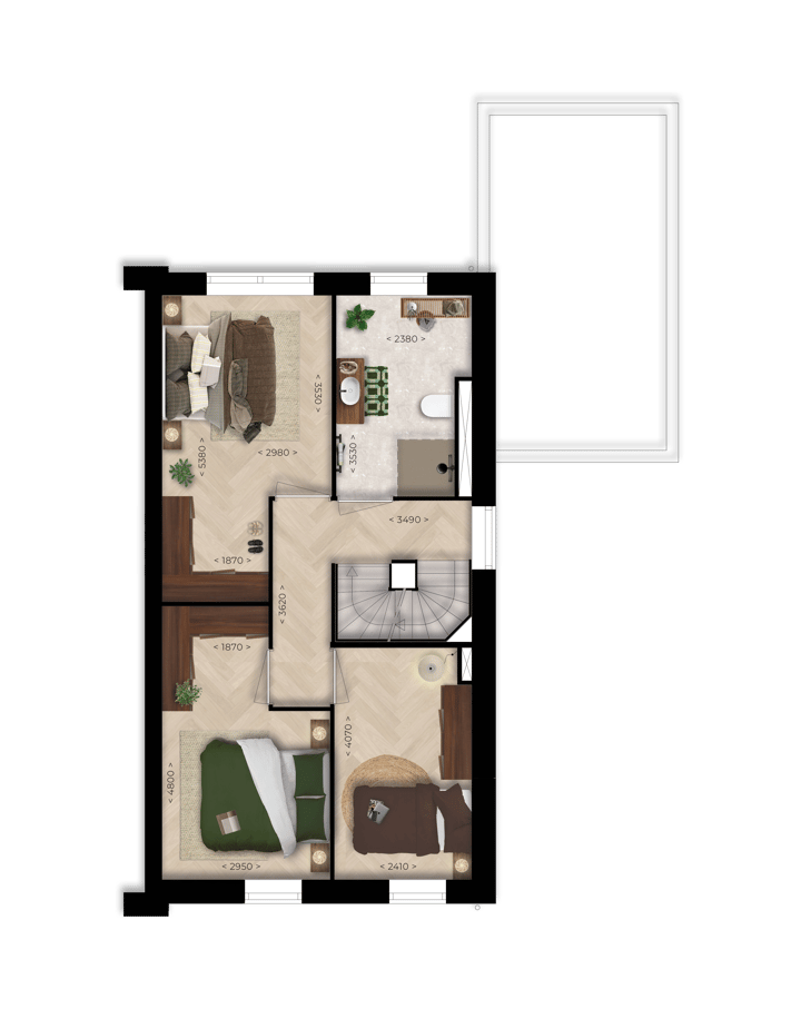 Foto 4 van Half-vrijstaande woning (Bouwnr. 10)