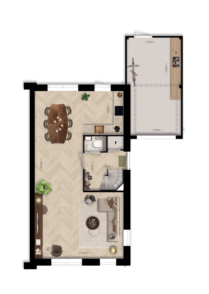 Foto 3 van Half-vrijstaande woning (Bouwnr. 10)