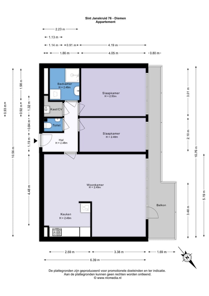 Appartement te koop: Sint Janskruid 76, Diemen