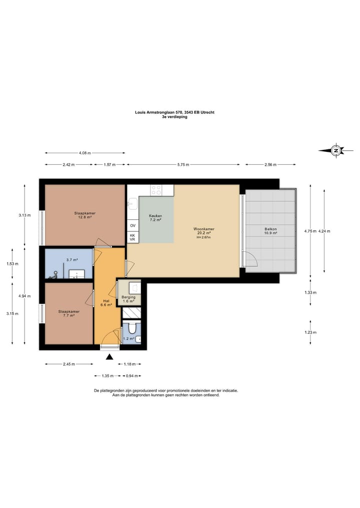 Appartement te koop: Louis Armstronglaan 570, Utrecht