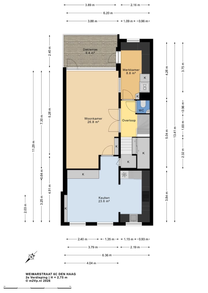 Appartement te koop: Weimarstraat 6C, 'S-Gravenhage