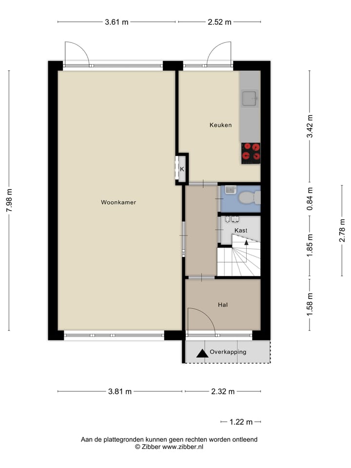 Tussenwoning te koop: Oranje-Bastion 22, Grave