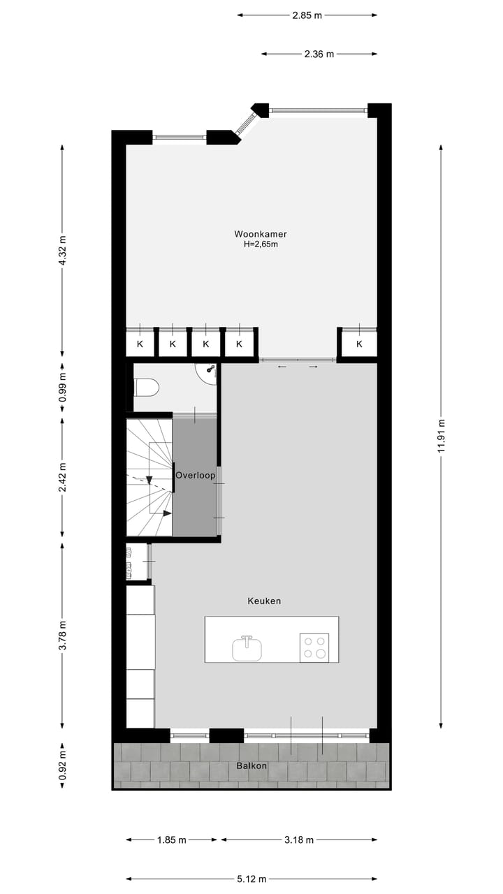 Appartement te koop: Abraham Kuyperlaan 106B02, Rotterdam