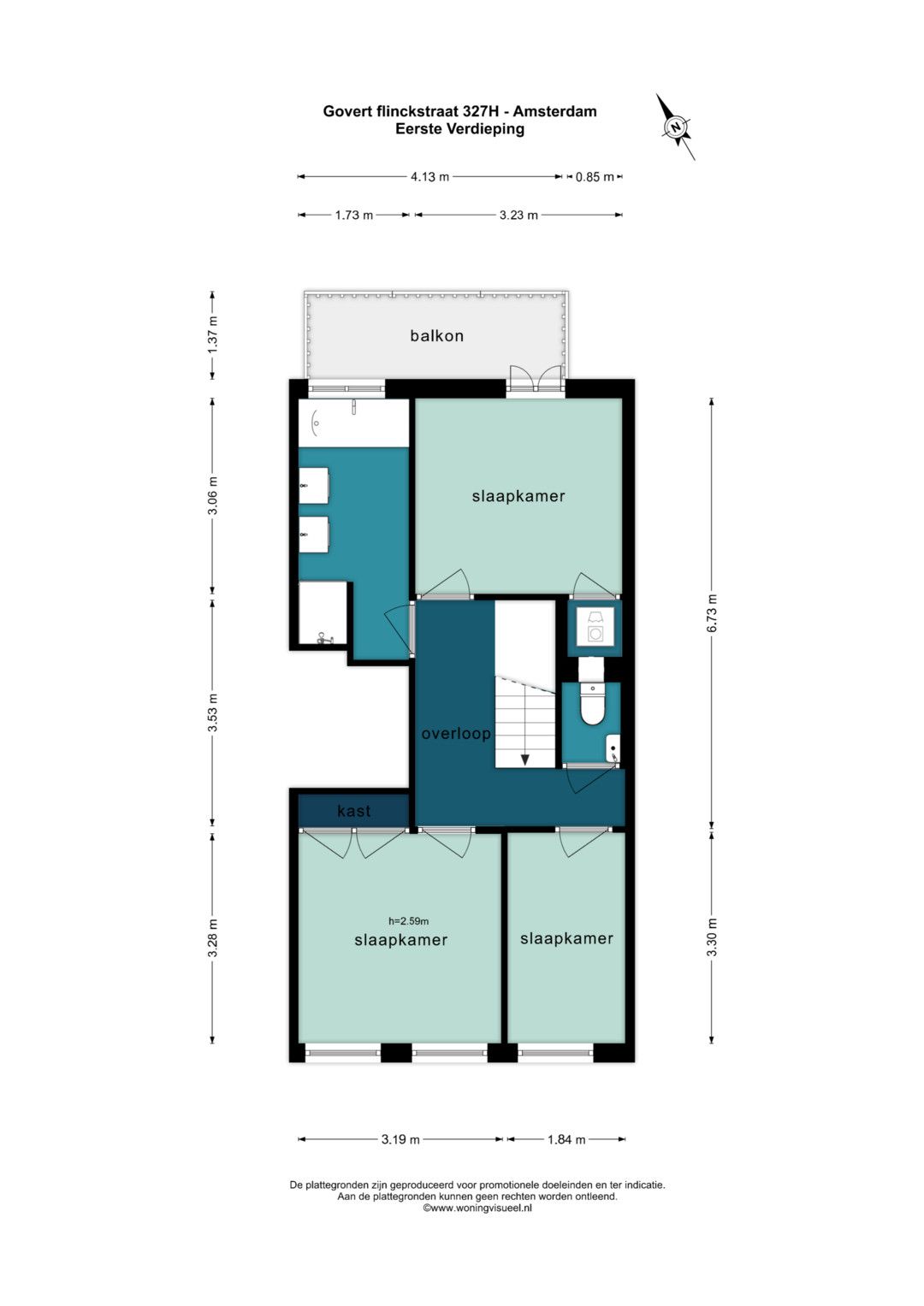 Foto 44 van Govert Flinckstraat 327-H