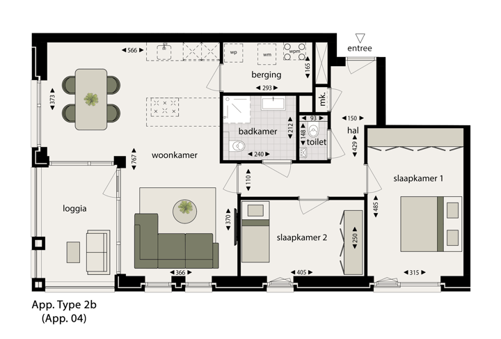 Appartement te koop: Wil Houbenhof 1C4, Klimmen