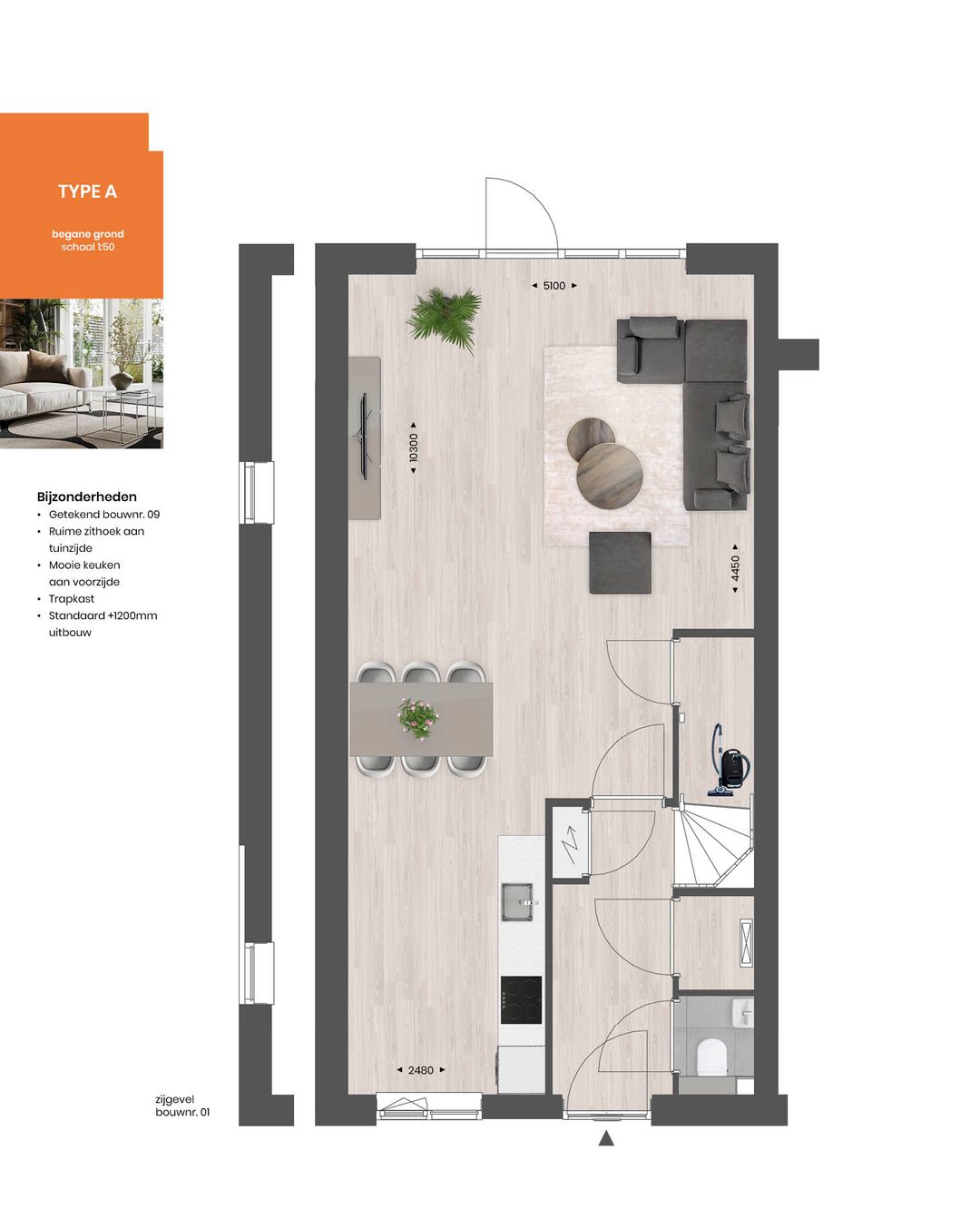 Photo 8 of Hoekwoning TYPE A (Bouwnr. 9)