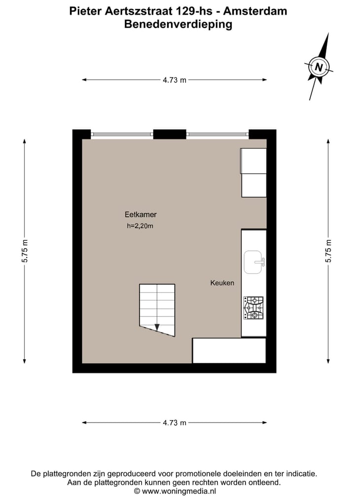 Appartement te koop: Pieter Aertszstraat 129H, Amsterdam