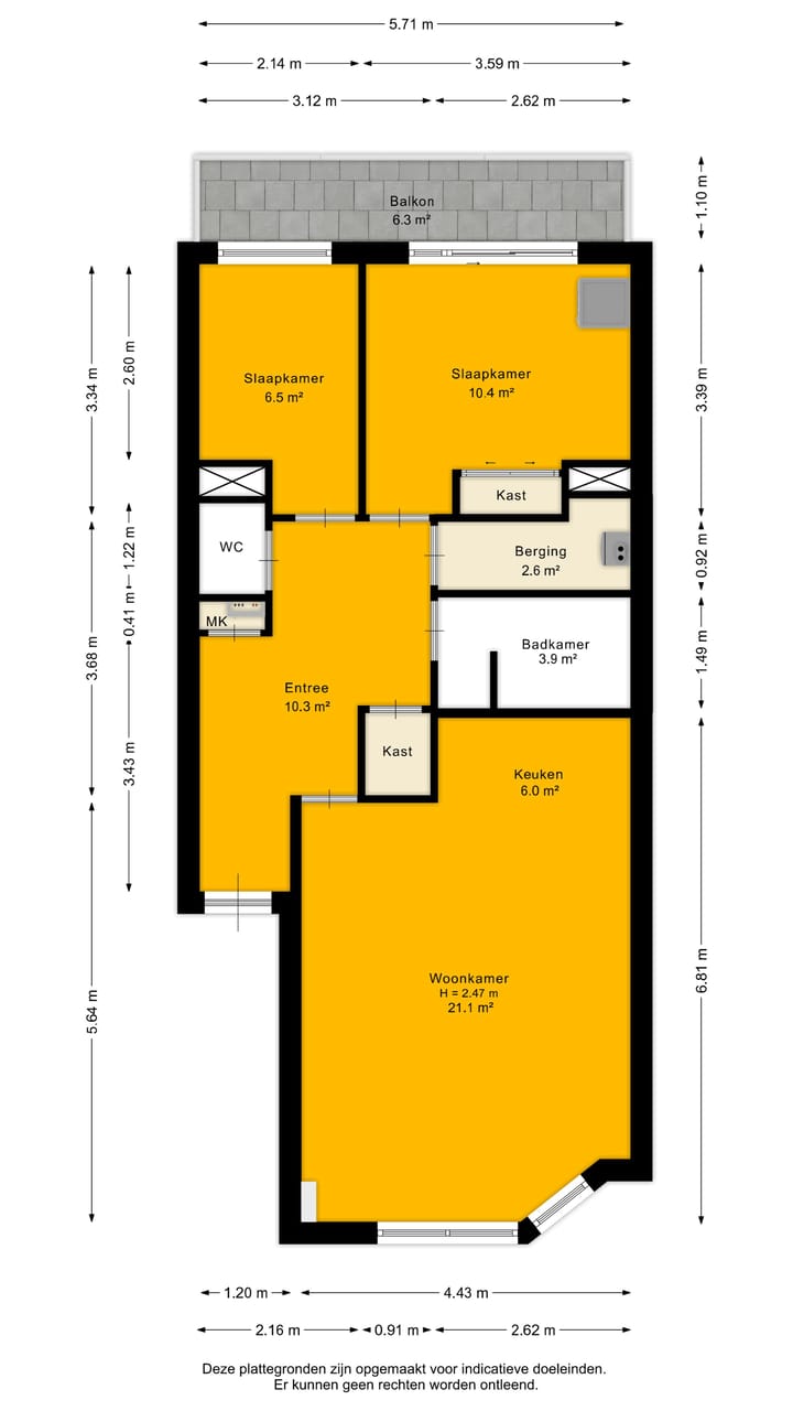 Appartement te koop: Rembrandtlaan 4B, Schiedam