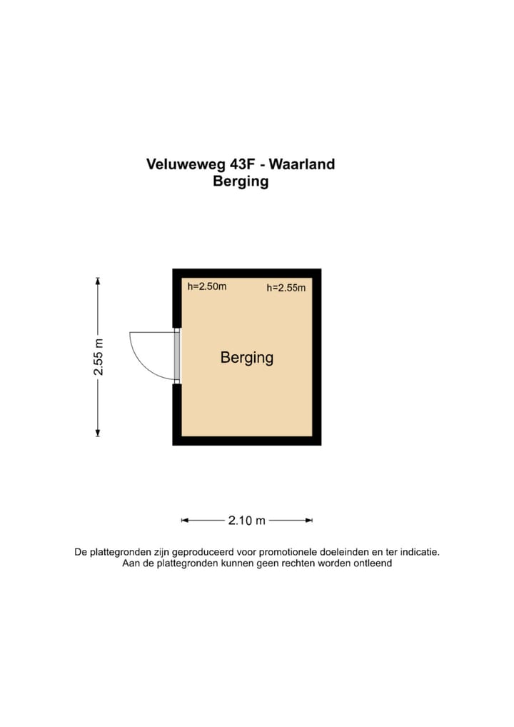 Tussenwoning te koop: Veluweweg 43F, Waarland
