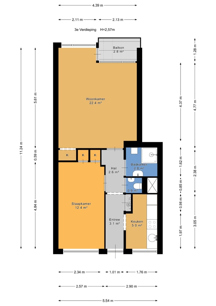 Appartement te koop: Isabellaland 1594, 'S-Gravenhage