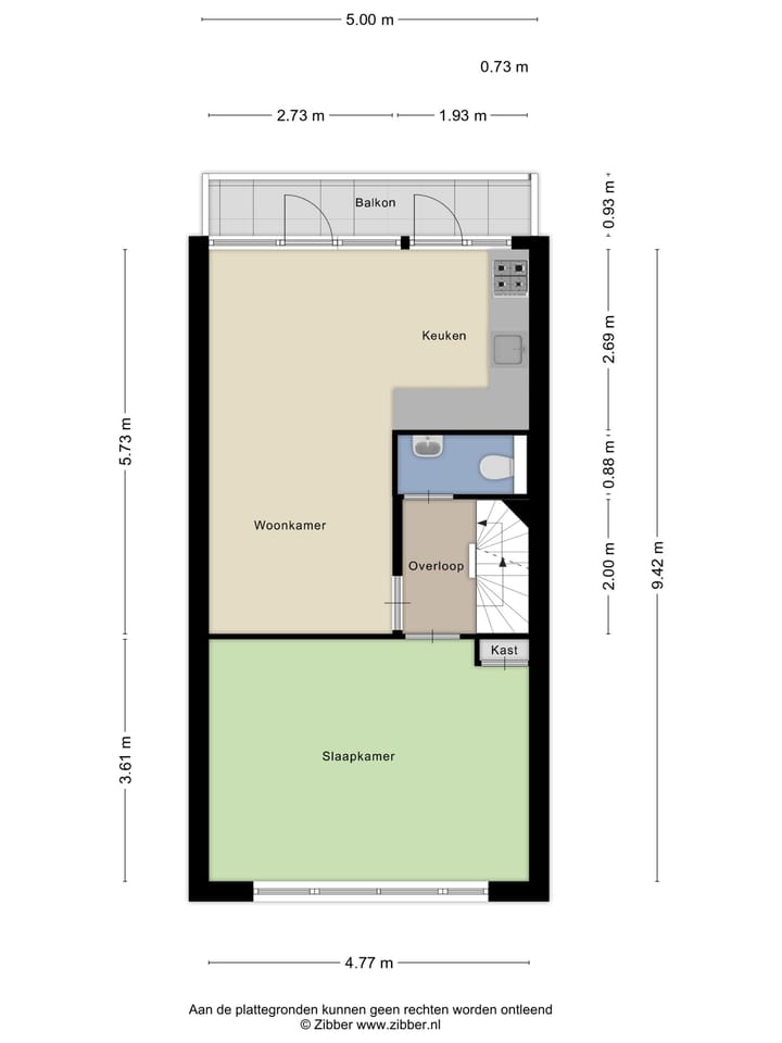 Appartement te koop: Den Hertigstraat 64B, Rotterdam
