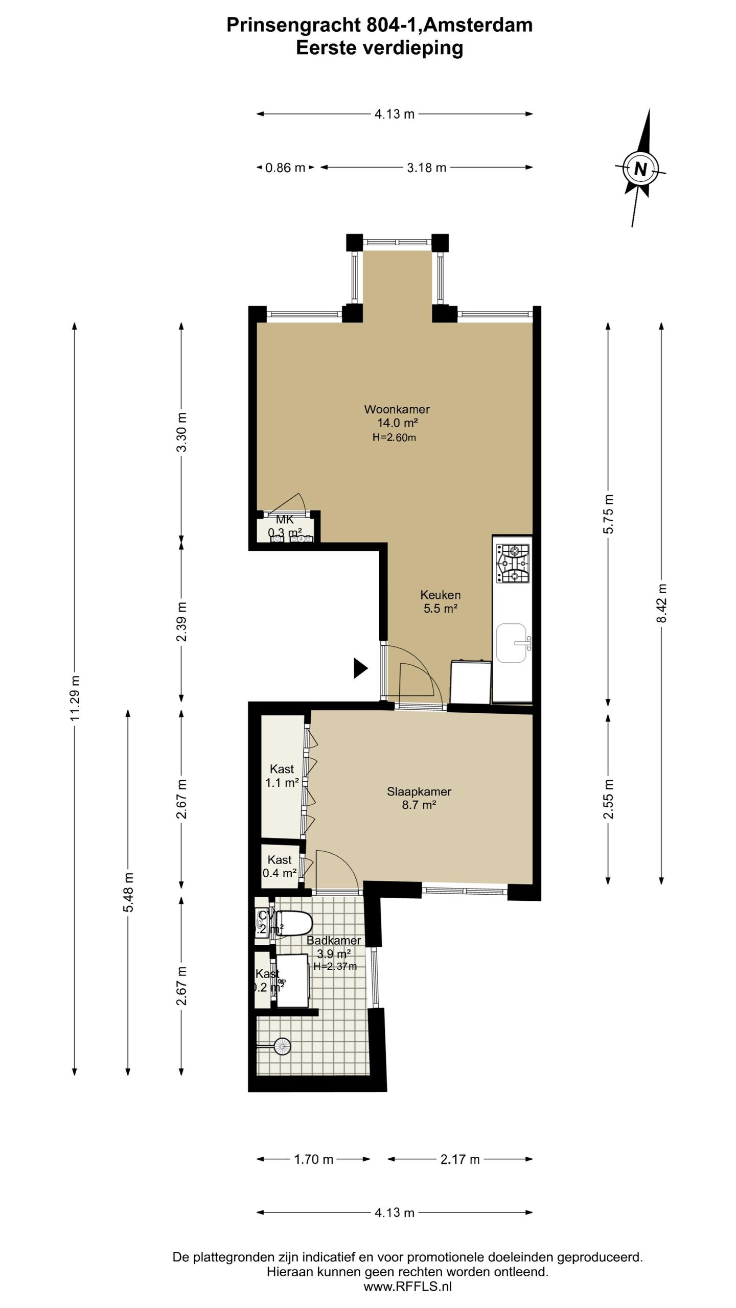 Foto 10 van Prinsengracht 804-1