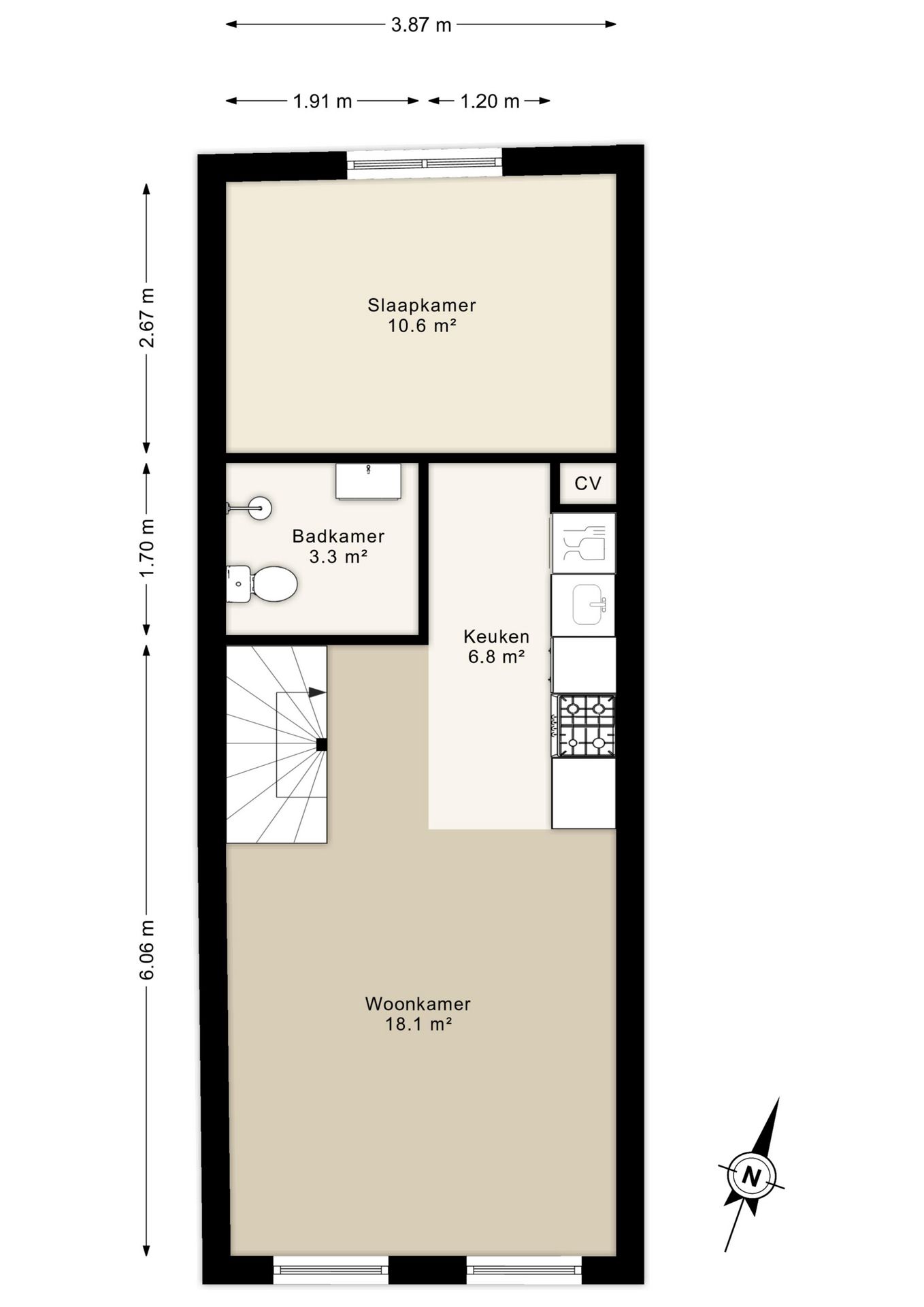 Foto 40 van Kinkerstraat 64-D