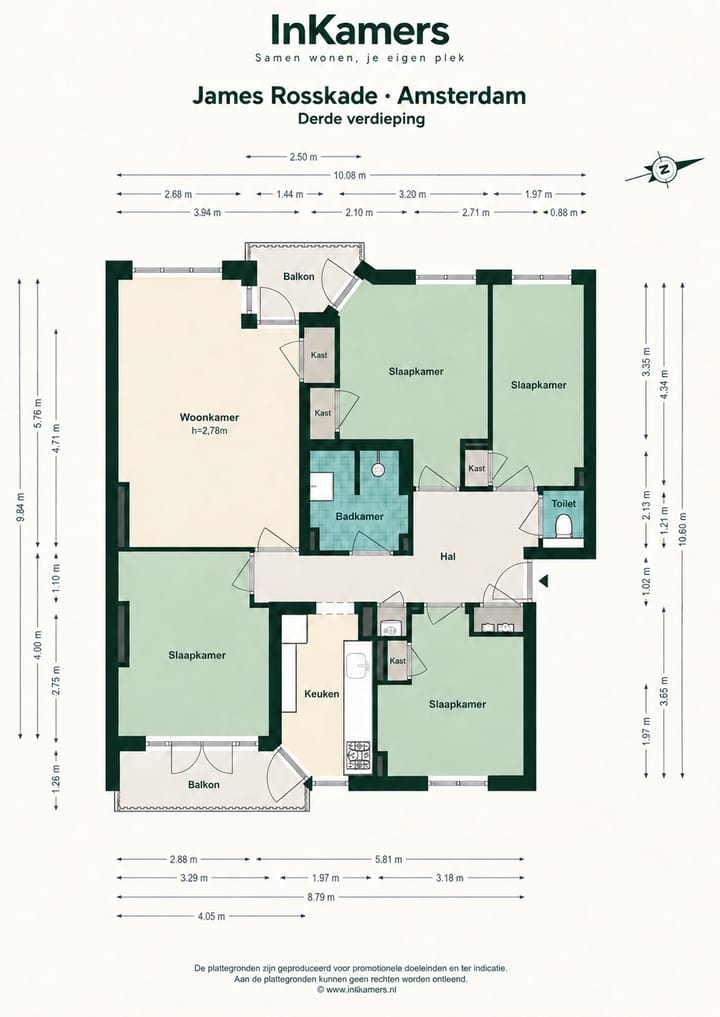 Appartement te koop: James Rosskade 13-2, Amsterdam