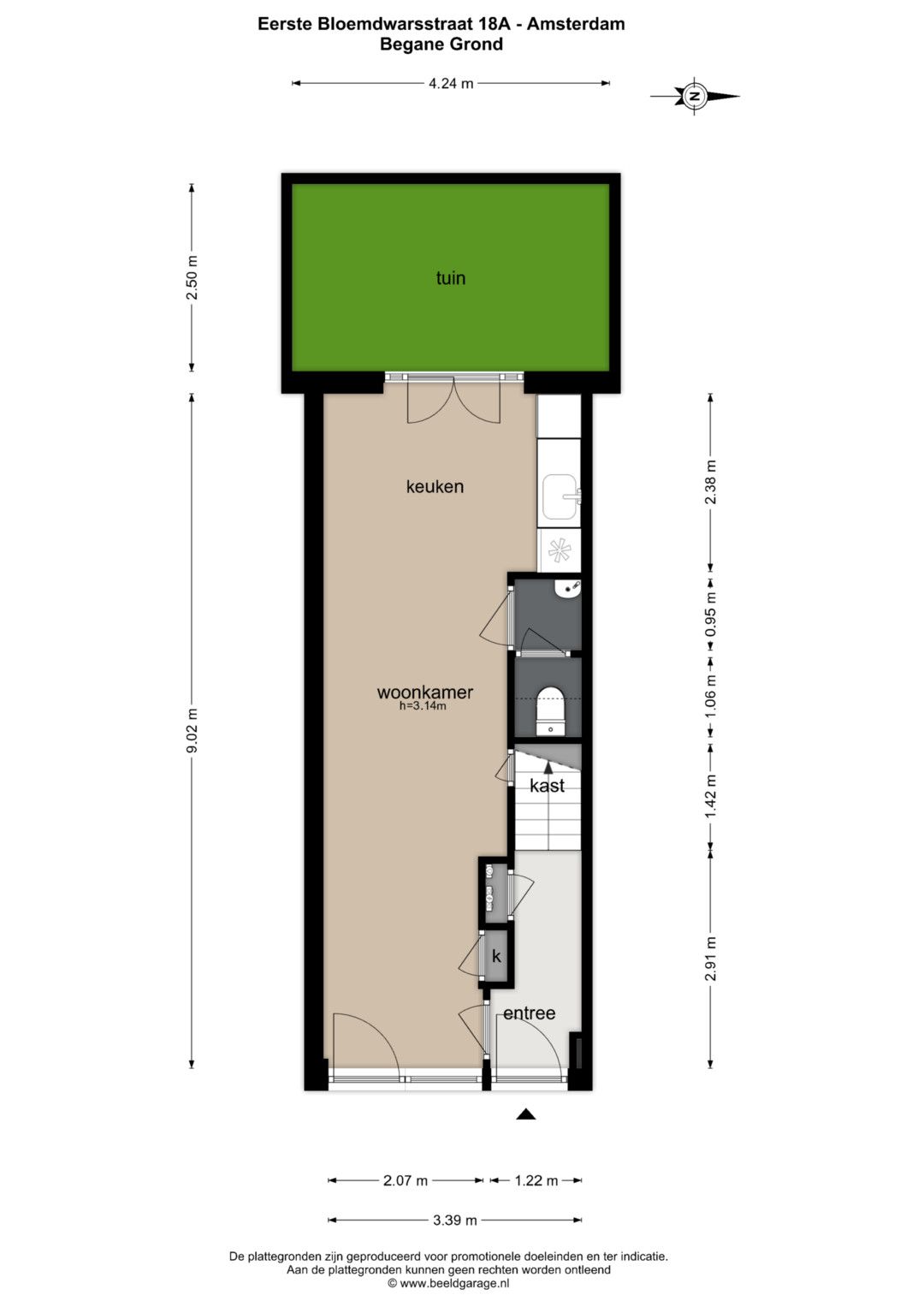 Foto 14 van Eerste Bloemdwarsstraat 18-A