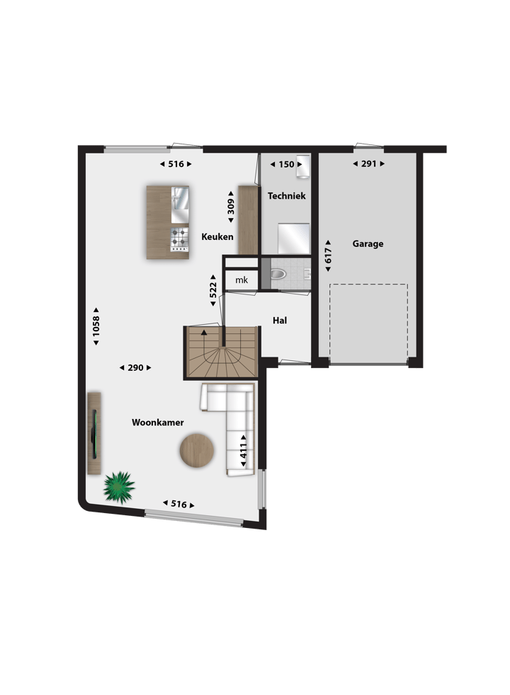 Foto 5 van 4 vrijstaand geschakelde woningen (Bouwnr. 30)