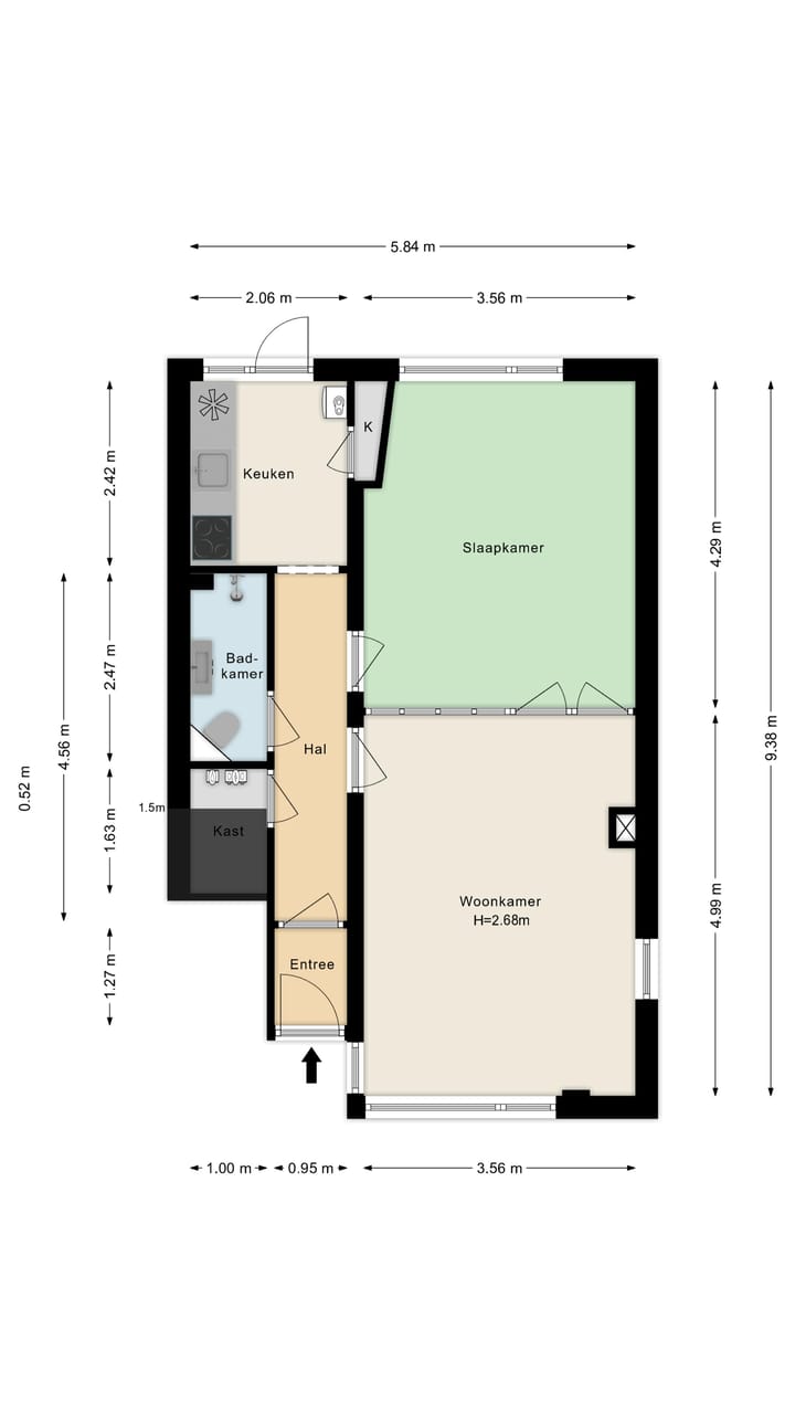 Appartement te koop: C.D.Tuinenburgstraat 13A, Rotterdam