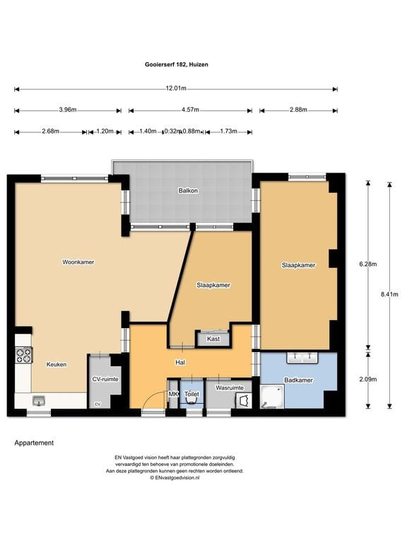 Appartement te huur: Gooierserf 182, Huizen
