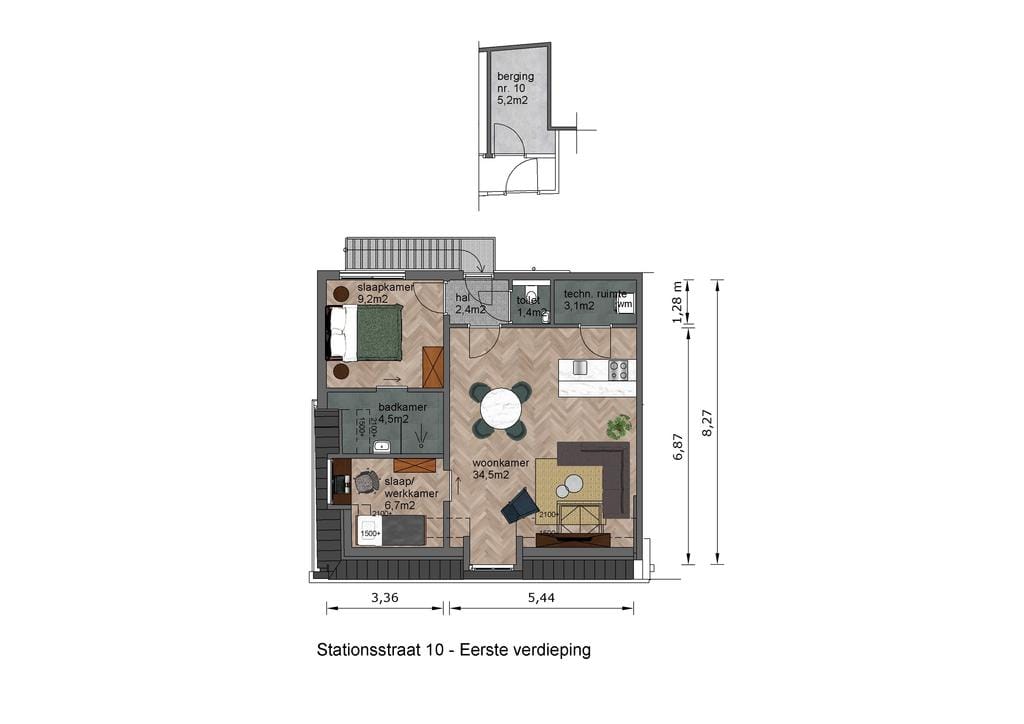 Appartement Stationsstraat 10 — foto 3