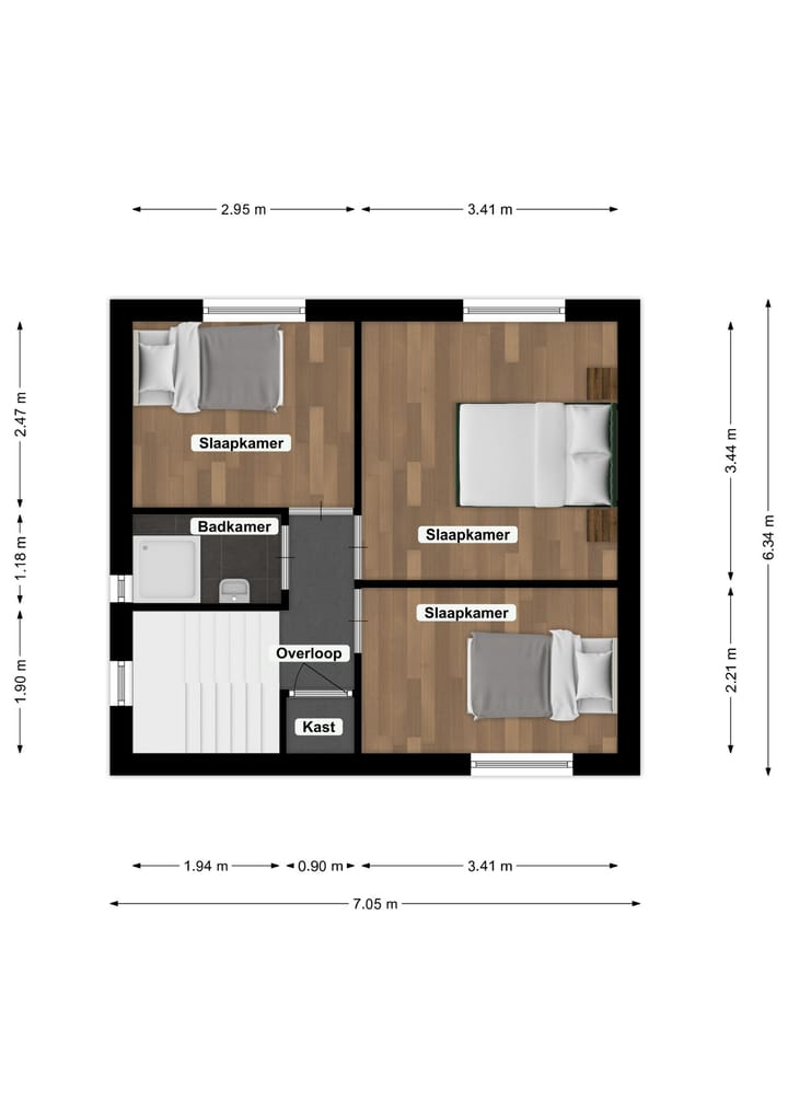 Twee-onder-één-kap te koop: Stadhouderstraat 29, Brunssum