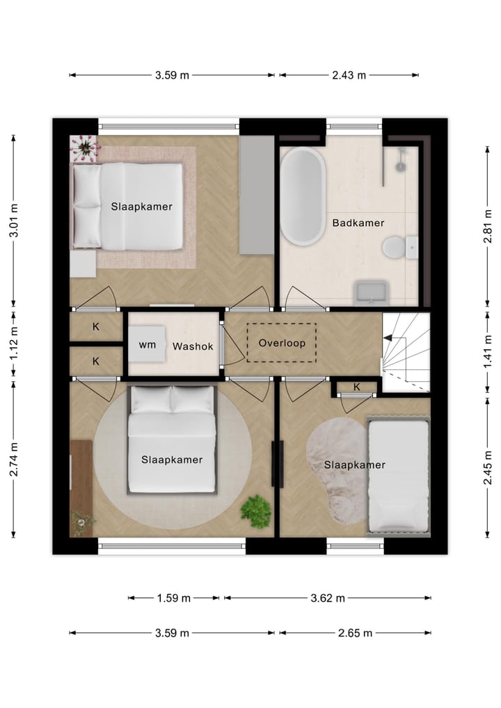 Tussenwoning te koop: Daslaan 8, Waalre