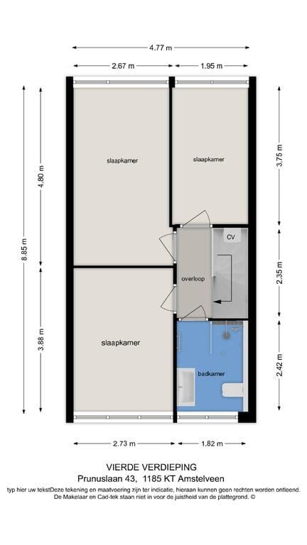 Appartement te koop: Prunuslaan 43, Amstelveen
