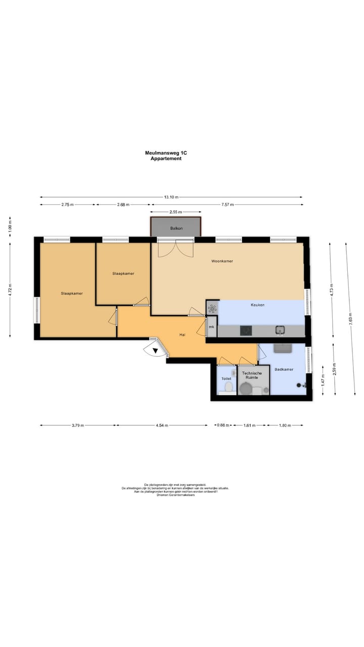 Appartement te koop: Meulmansweg 1C, Woerden