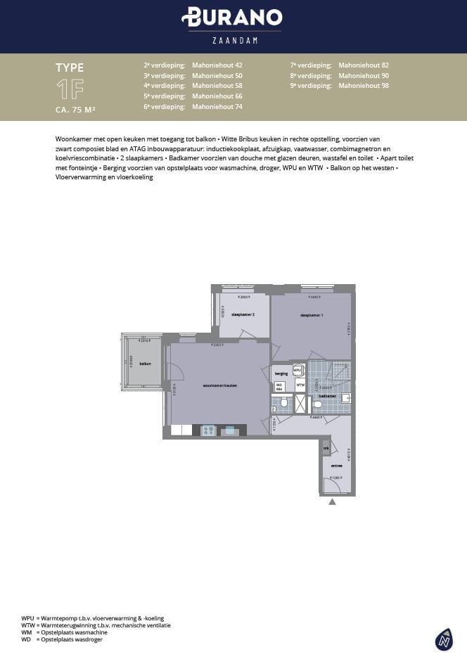 Appartement te huur: Mahoniehout 66, Zaandam