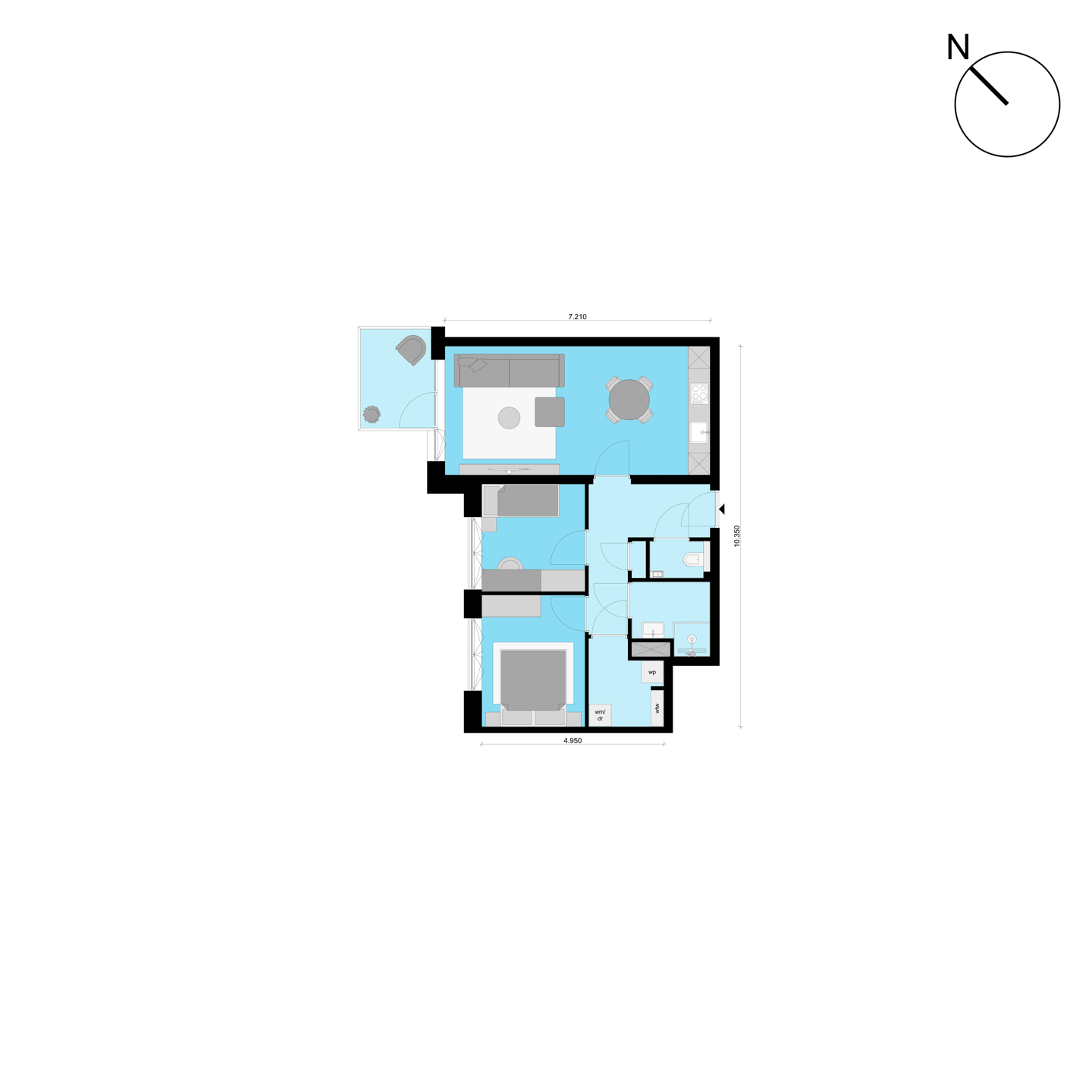 Foto 5 van HONGKONG 3-kamerappartement (Bouwnr. 11)