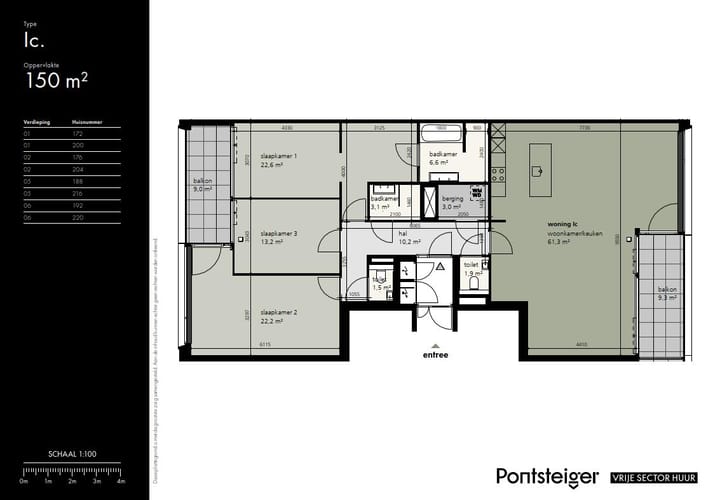 Appartement te huur: Pontsteiger 176, Amsterdam