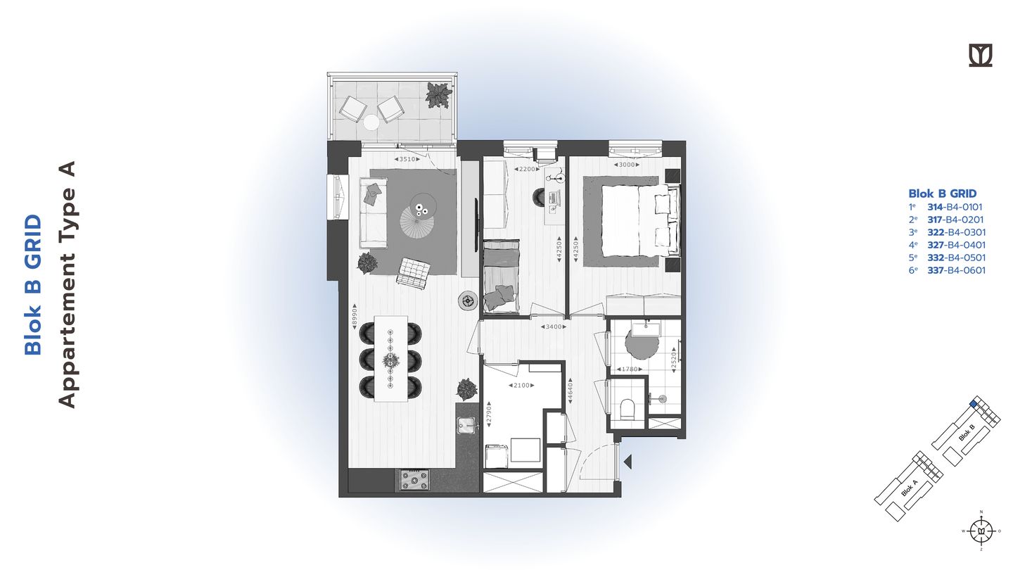 Foto 10 van 314 | GRID | Koopapp Type A/M | BLOK B (Bouwnr. 314)