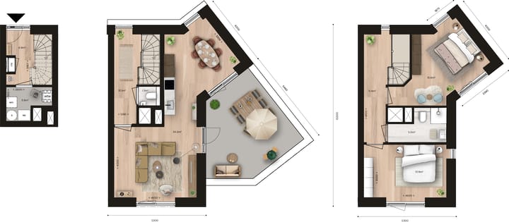 Foto 5 van Beneden- en bovenwoningen (Bouwnr. A16-b)