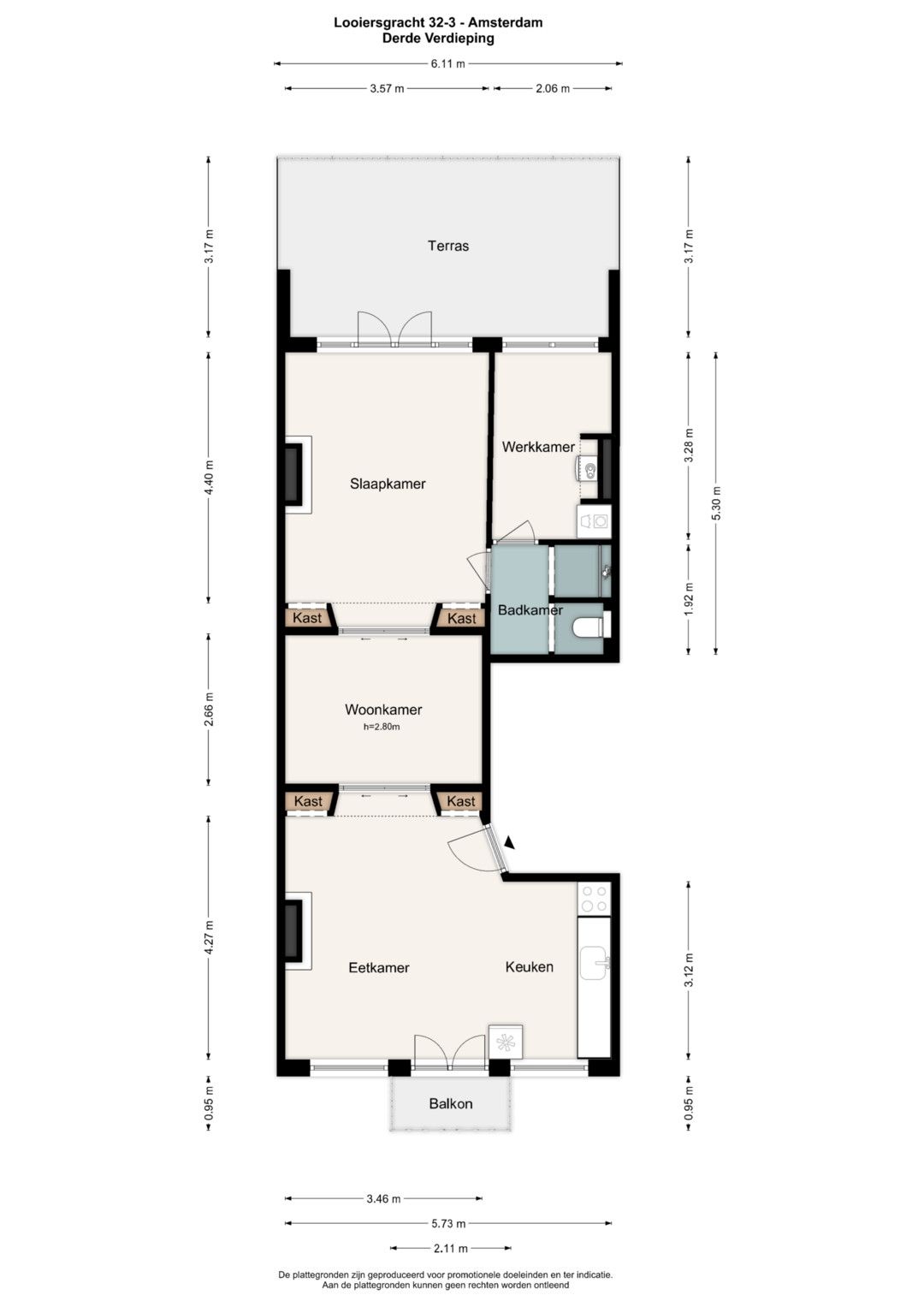 Foto 35 van Looiersgracht 32-3