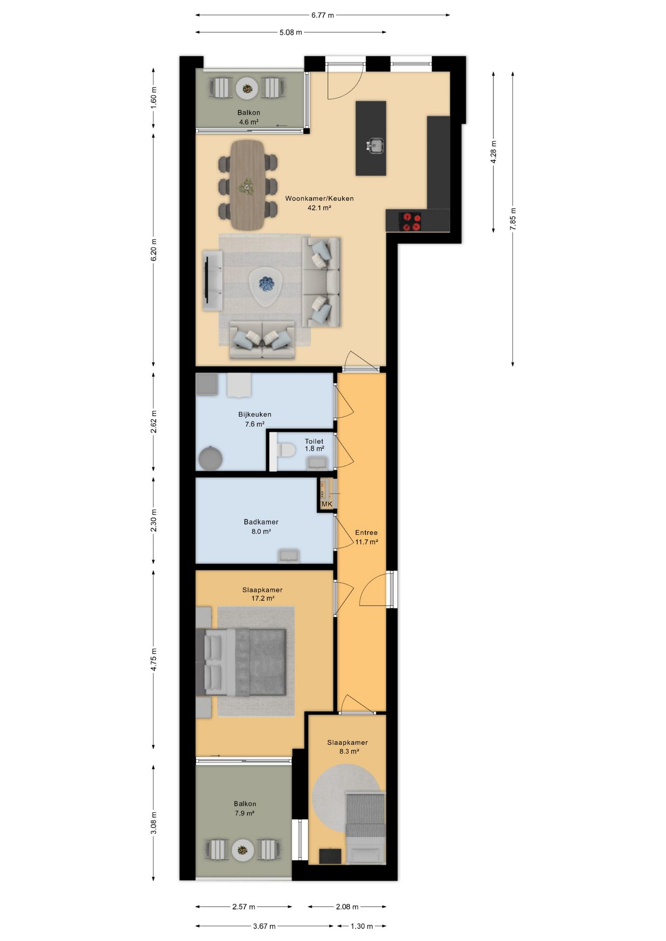 Foto 5 van Vaart ZZ 9 begane grond (bouwnummer 1)
