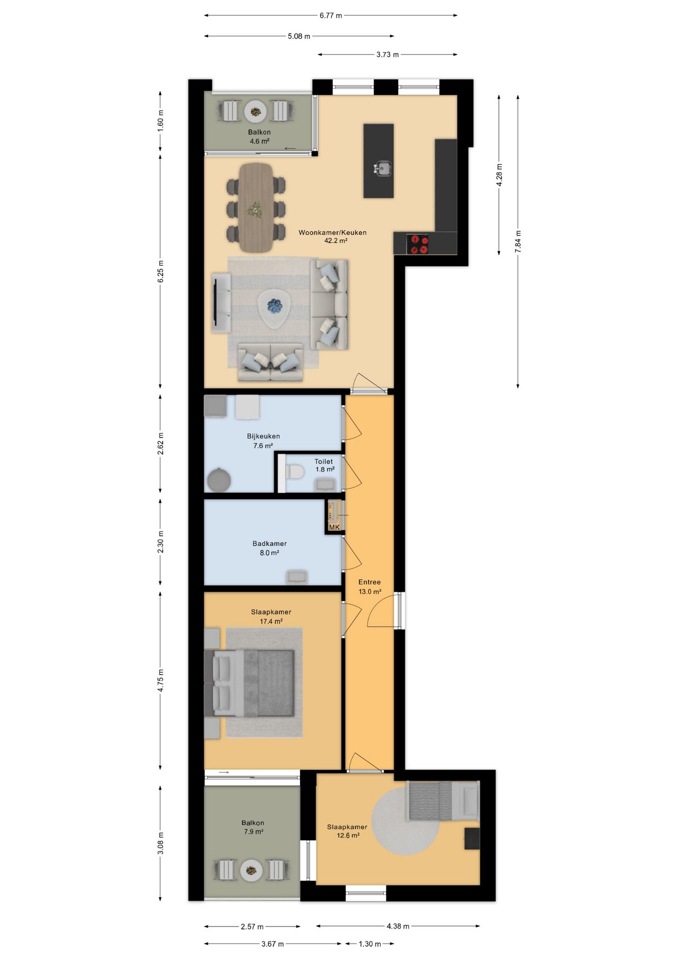 Foto 5 van Vaart ZZ 9 begane grond (bouwnummer 3)