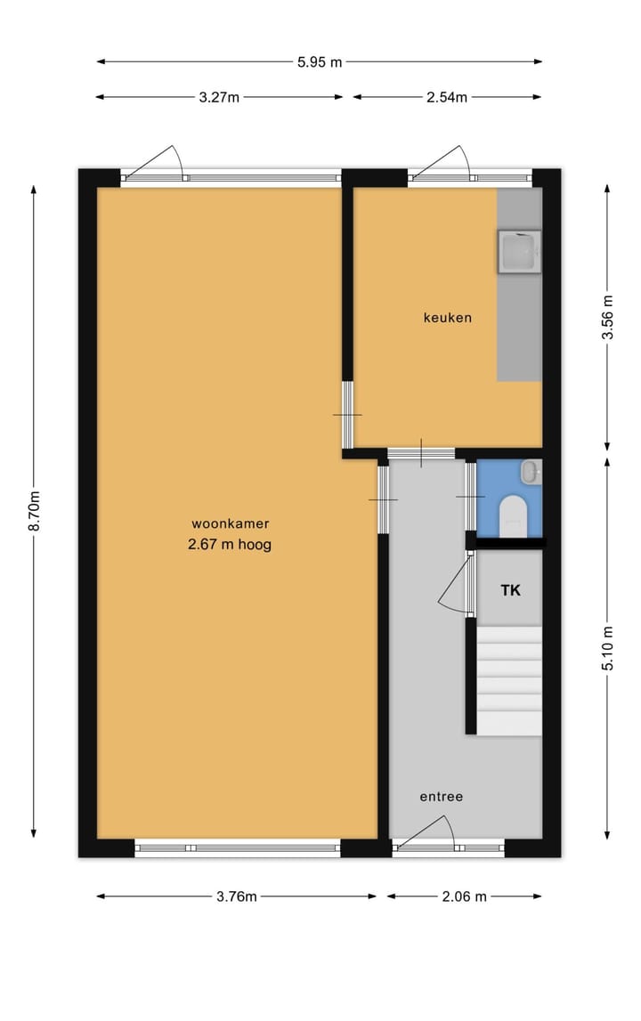 Tussenwoning te koop: Lutherhof 36, Hilversum