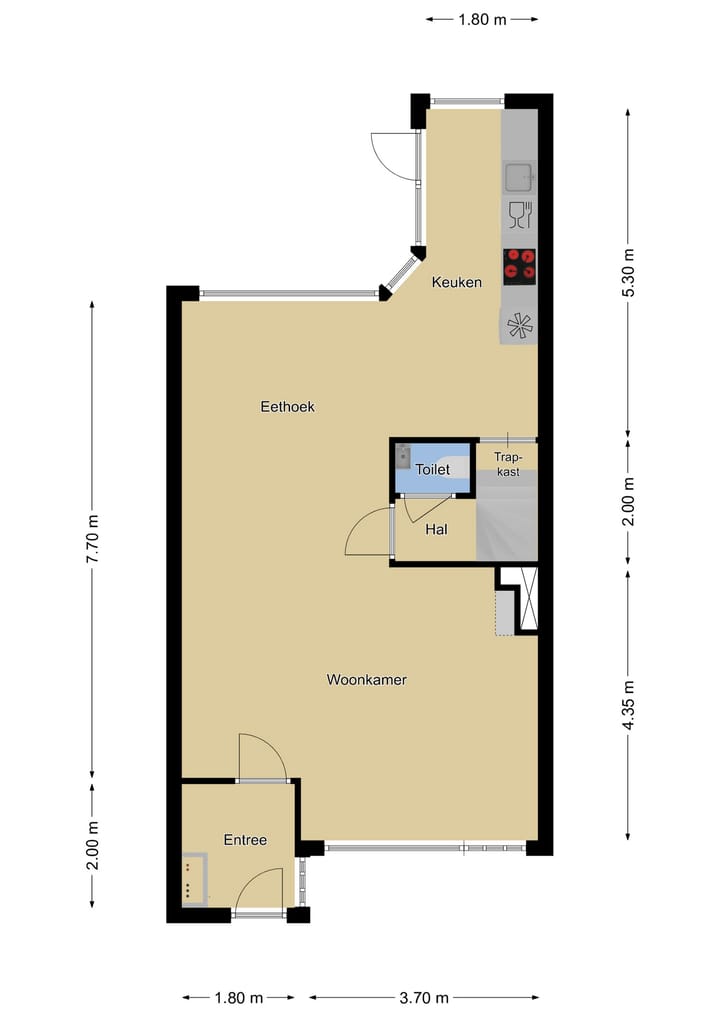 Tussenwoning te koop: Henri Dunantplantsoen 8, Zetten