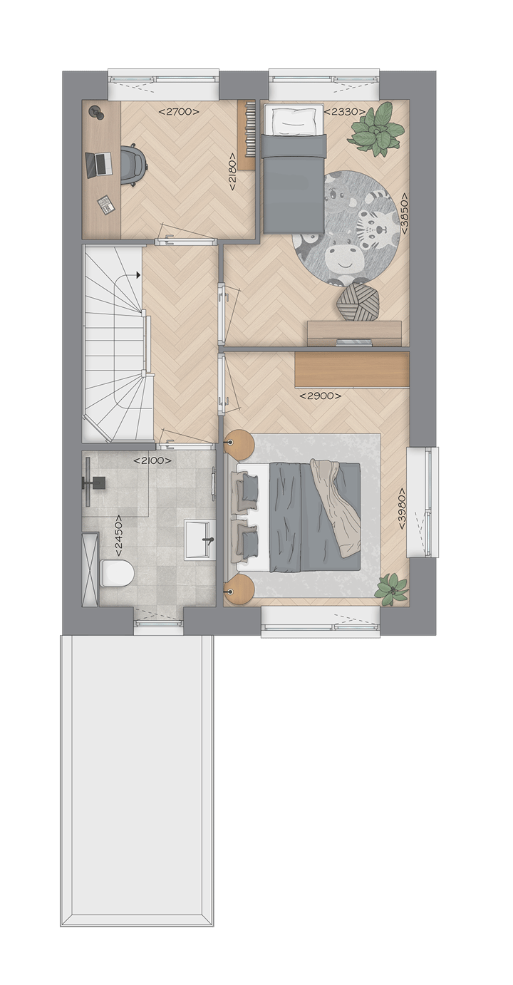 Foto 5 van Rijwoning (Bouwnr. 27)
