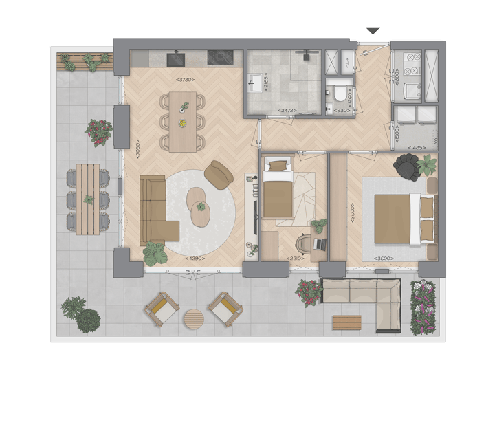 Foto 3 van Appartement (Bouwnr. 112)