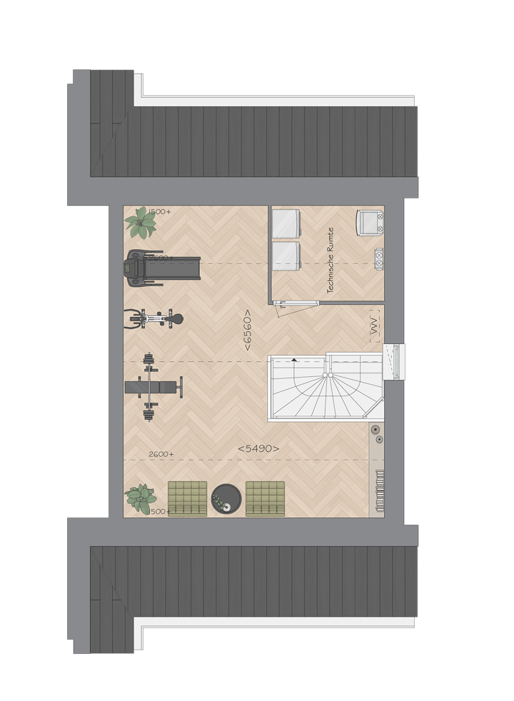 Foto 5 van Twee-onder-één-kapwoning (Bouwnr. 11)