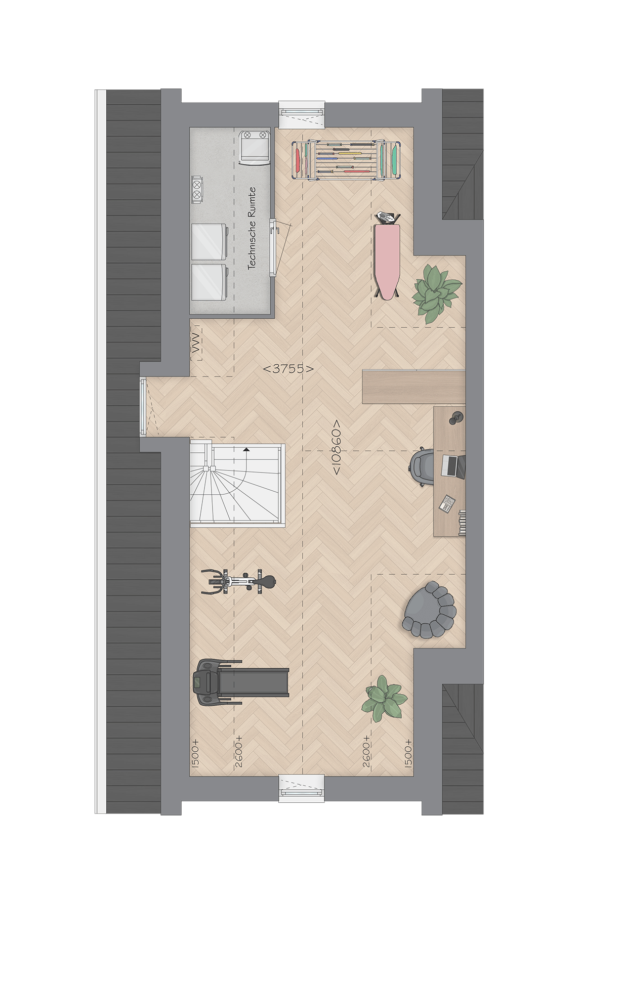 Photo 6 of Twee-onder-één-kapwoning (Bouwnr. 12)