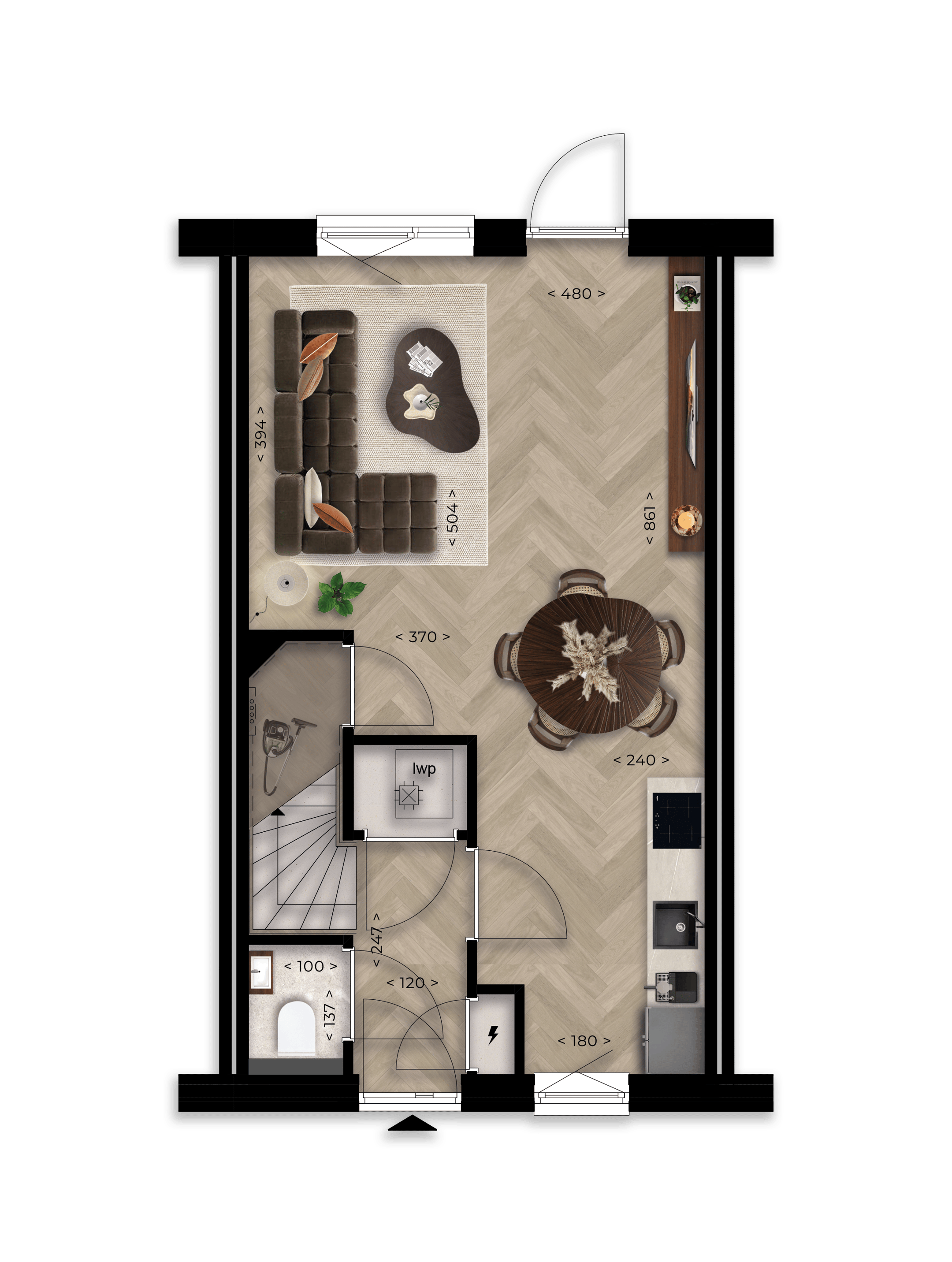 Foto 3 van Hoekwoning type B (Bouwnr. B19)