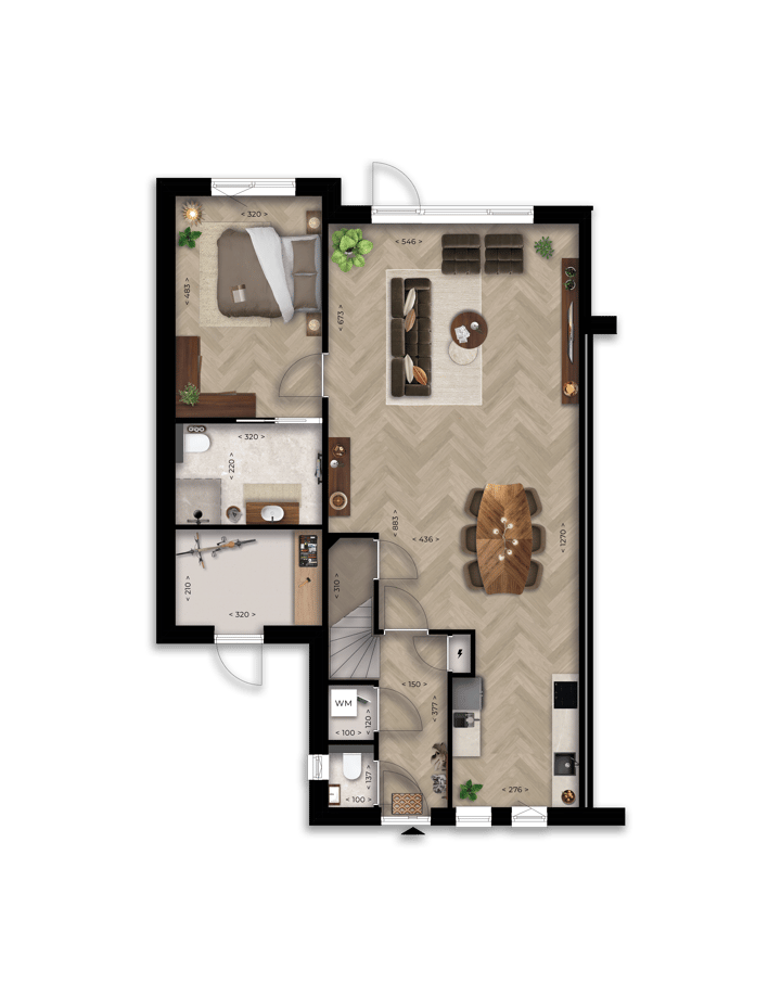 Foto 3 van Levensloopbestendige 2^1-kapwoning type F (Bouwnr. F6)