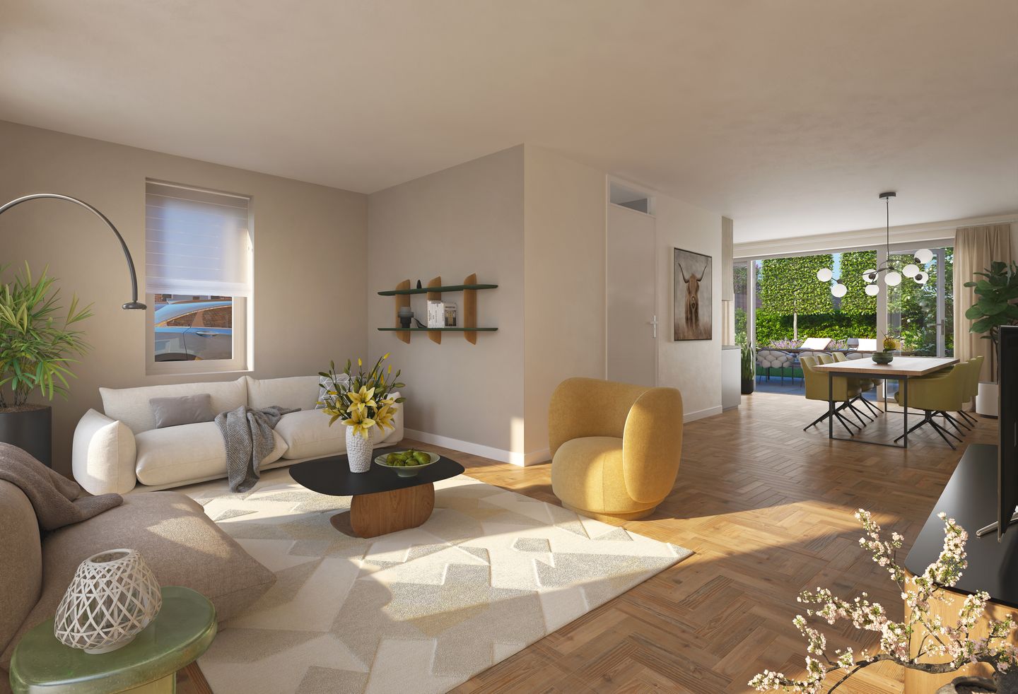 Foto 5 van 2^1-kapwoning type G (Bouwnr. G1)