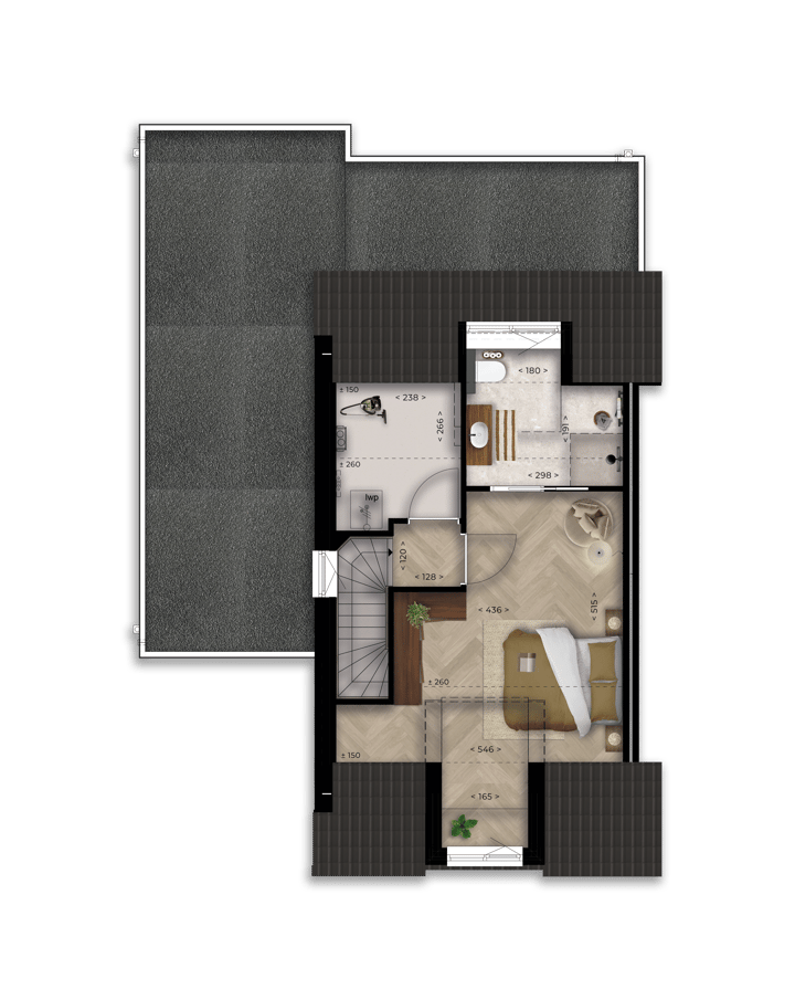 Foto 4 van Levensloopbestendige 2^1-kapwoning type F (Bouwnr. F6)