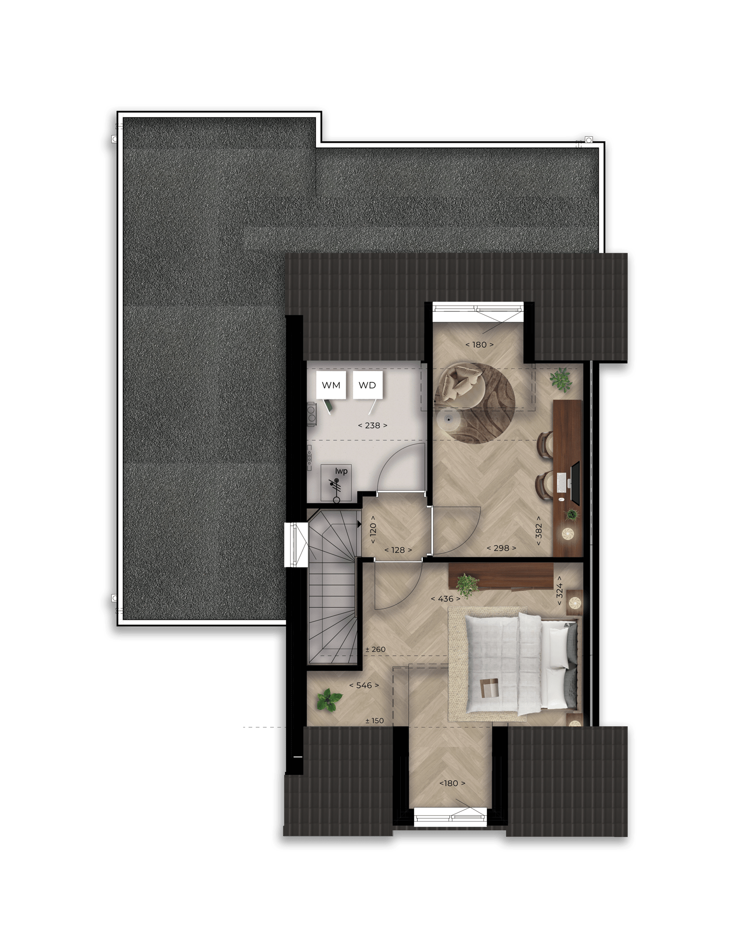 Foto 5 van Levensloopbestendige 2^1-kapwoning type F (Bouwnr. F6)
