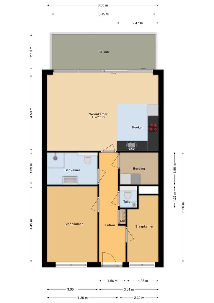 Appartement te koop: Beyerinckstraat 4E, Kampen