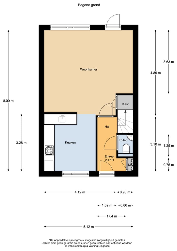 Tussenwoning te koop: Mgr. Noordmanlaan 13B, De Kwakel
