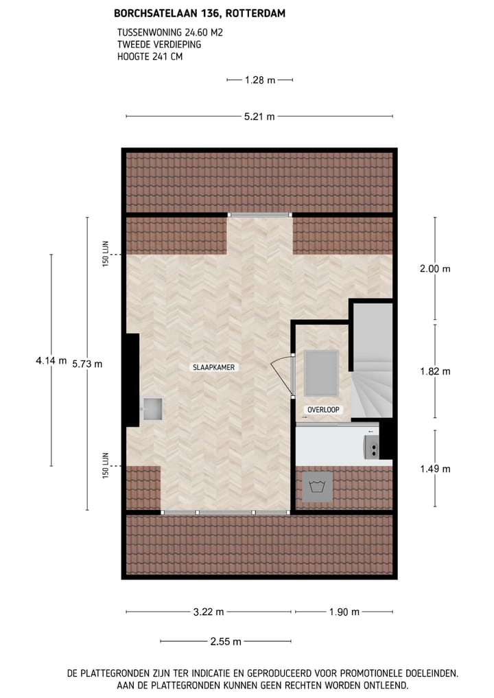 Tussenwoning te koop: Borchsatelaan 136, Rotterdam
